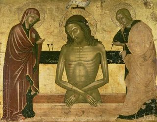 A Agonia de Cristo com a Virgem e São João Batista c.1489-93 (painel)